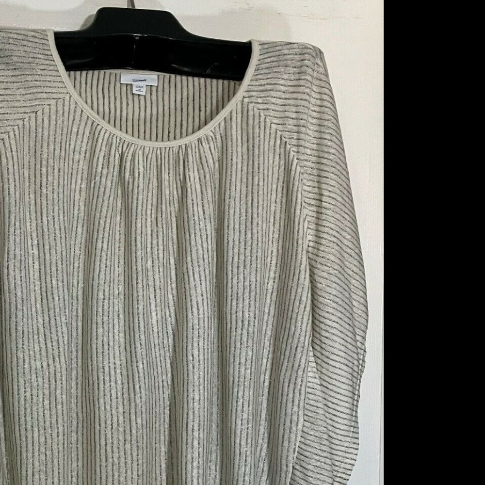 NWT J Jill Women's Sized 2X Linen / Modal Scoop-Round Neck Tunic Top - Picture 3 of 8